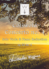 Cotswold Concerto no. 4 for viola & orchestra op. 62 no.4 (piano reduction)